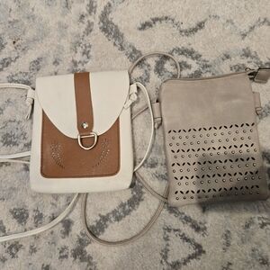 Cross body bags and clutches. Selling as lot.
